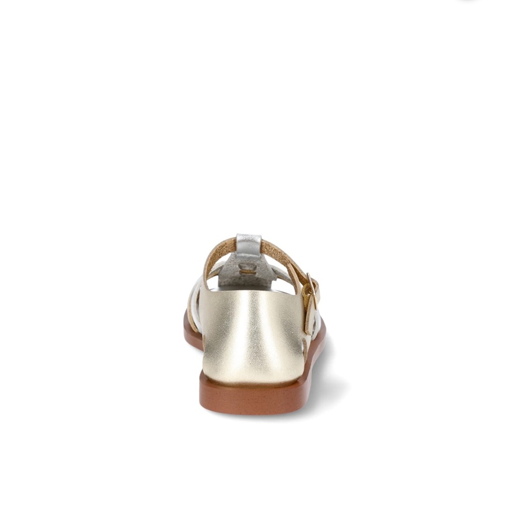 Kids Metallic Silver and Gold Sandals - Picture 4 of 5